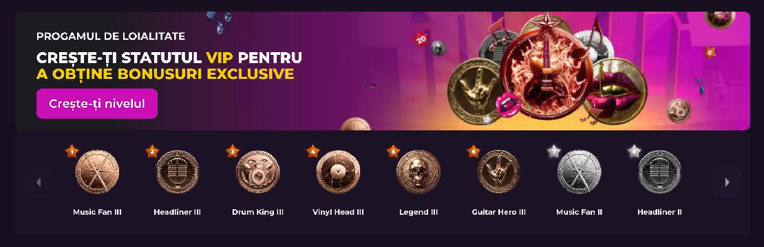 Rockstar casino VIP program