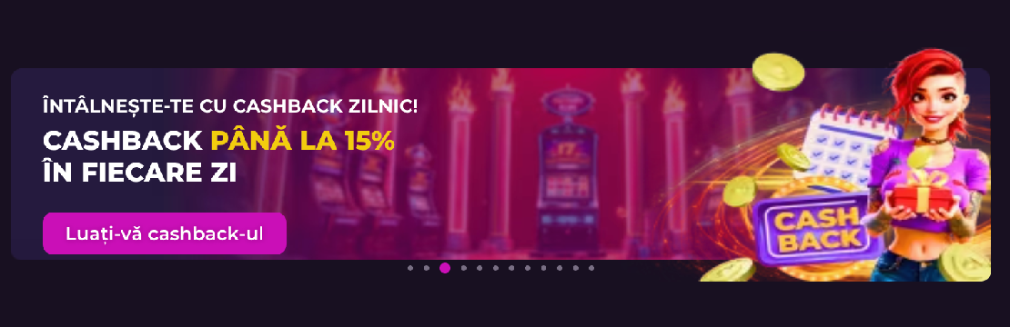 Rockstar casino cashback 15% for players